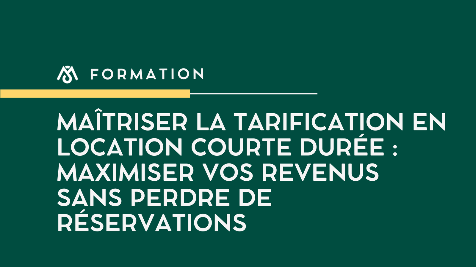 Maîtriser la tarification en location courte durée : maximiser vos revenus sans perdre de réservations